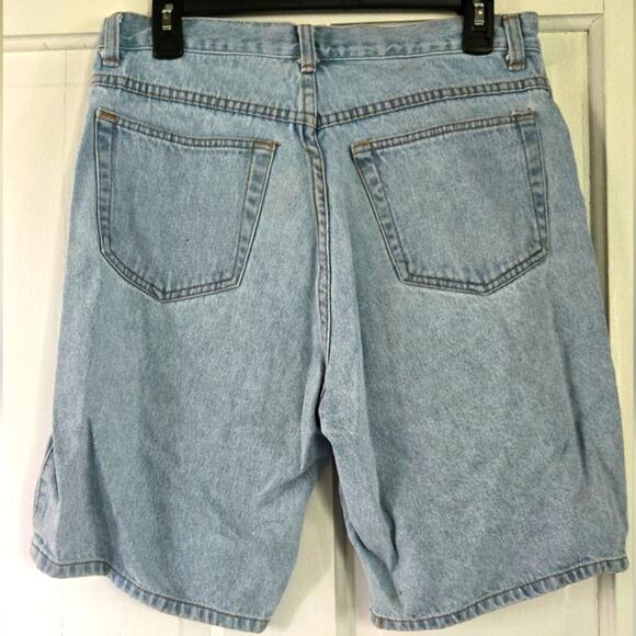 Vintage GreatLand Men's Light Blue Denim Shorts, Size 32 - Picture 2 of 5